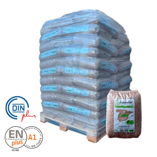 Burpellet Premium Certificados ENplus-A1 (70 Sacos) para Calefacción Eficiente