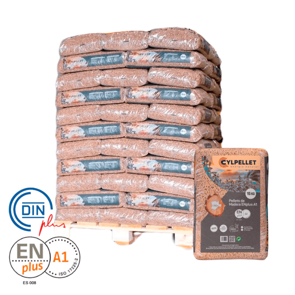 CYL Pellet – Sacos de 70 unidades, calidad Din Plus para máxima eficiencia