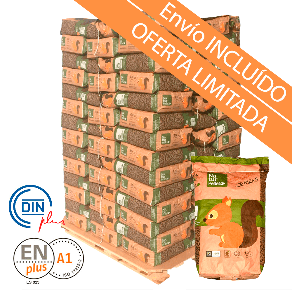 Naturpellet – Palet de 77 Sacos,el Confiable Aliado de Invierno