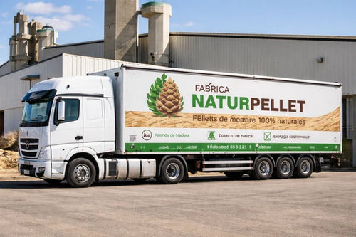 1-Camión con 24 palet de Naturpellet SACOS DE 15 KG certificado
